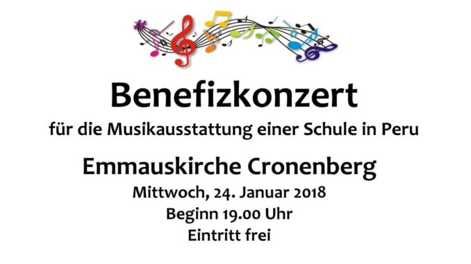 Plakat Benefizkonzert Titel