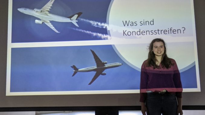 Luzie bei der Präsentation