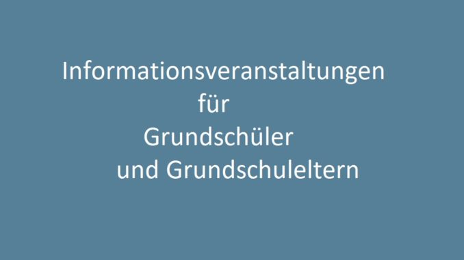 GS-Infotage Titelseite