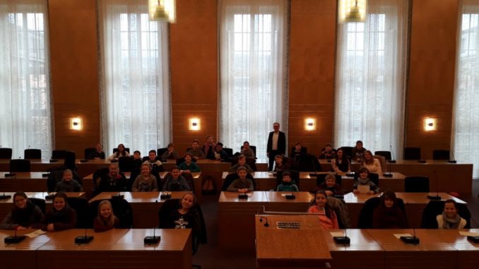 Besuch beim Bürgermeister