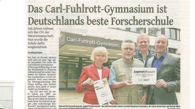 WZ_19.05.21 Jugend forscht Schule 2019_Titel