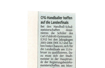 Ausschnitt Handball alt
